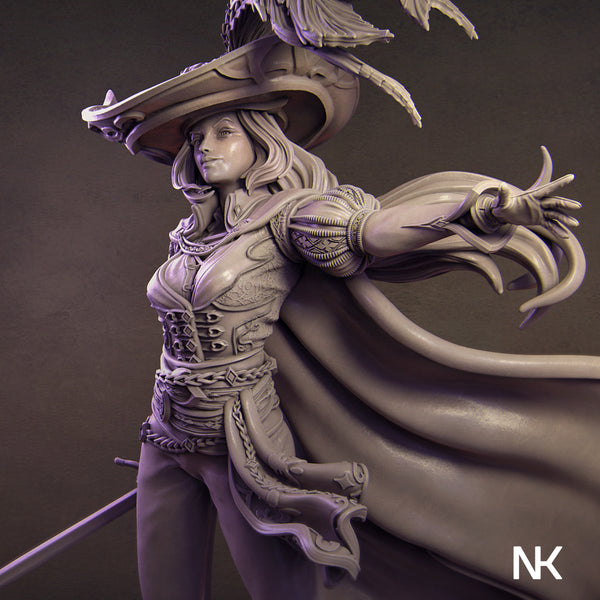 Anne the Pirate Captain - Nerikson - Miniatures by