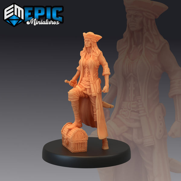 Anne the Pirate Captain - Nerikson - Miniatures by