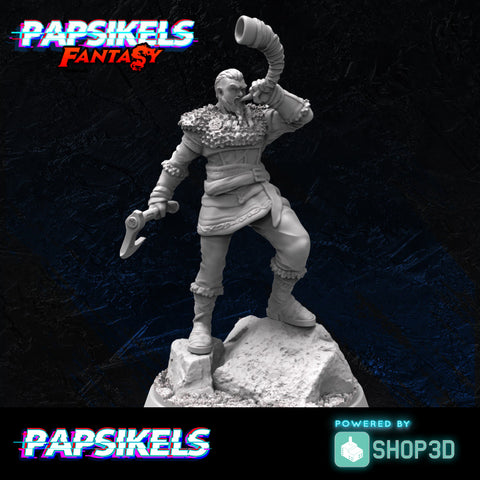 3D Printable VIXEN DEATH DANCER FANATIC DEATH SEEKER SKULL HUNTER by  PAPSIKELS MINIATURES