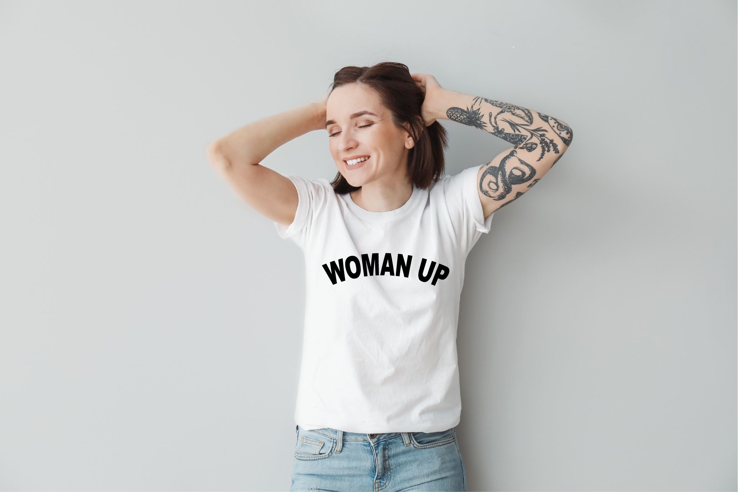 Samme Tilbageholdelse århundrede Trendy Feminist Woman Up T-shirt Womens Day Buy Online Now | Print My Tops