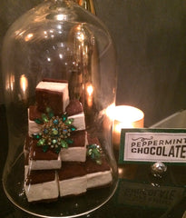 Mint Chocolate Malvi Marshmallow Confections with Emerald Accents