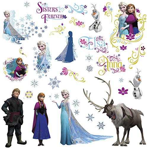essence Peer lenen Disney Frozen Movie Wall Decals Olaf ELSA Anna New 36 Bedroom Sticker |  WallDecals.com