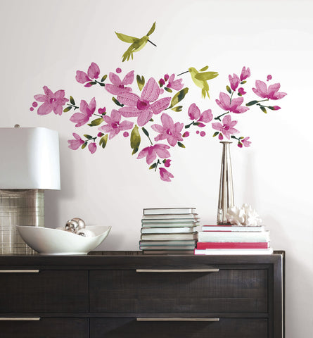 RoomMates RMK3261GM Lisa Audit Garden Flowers Peel and Stick Giant Wall Decals RoomMates RMK3261GM Lisa Audit Garden Flowers Peel and Stick Giant Wall Decals