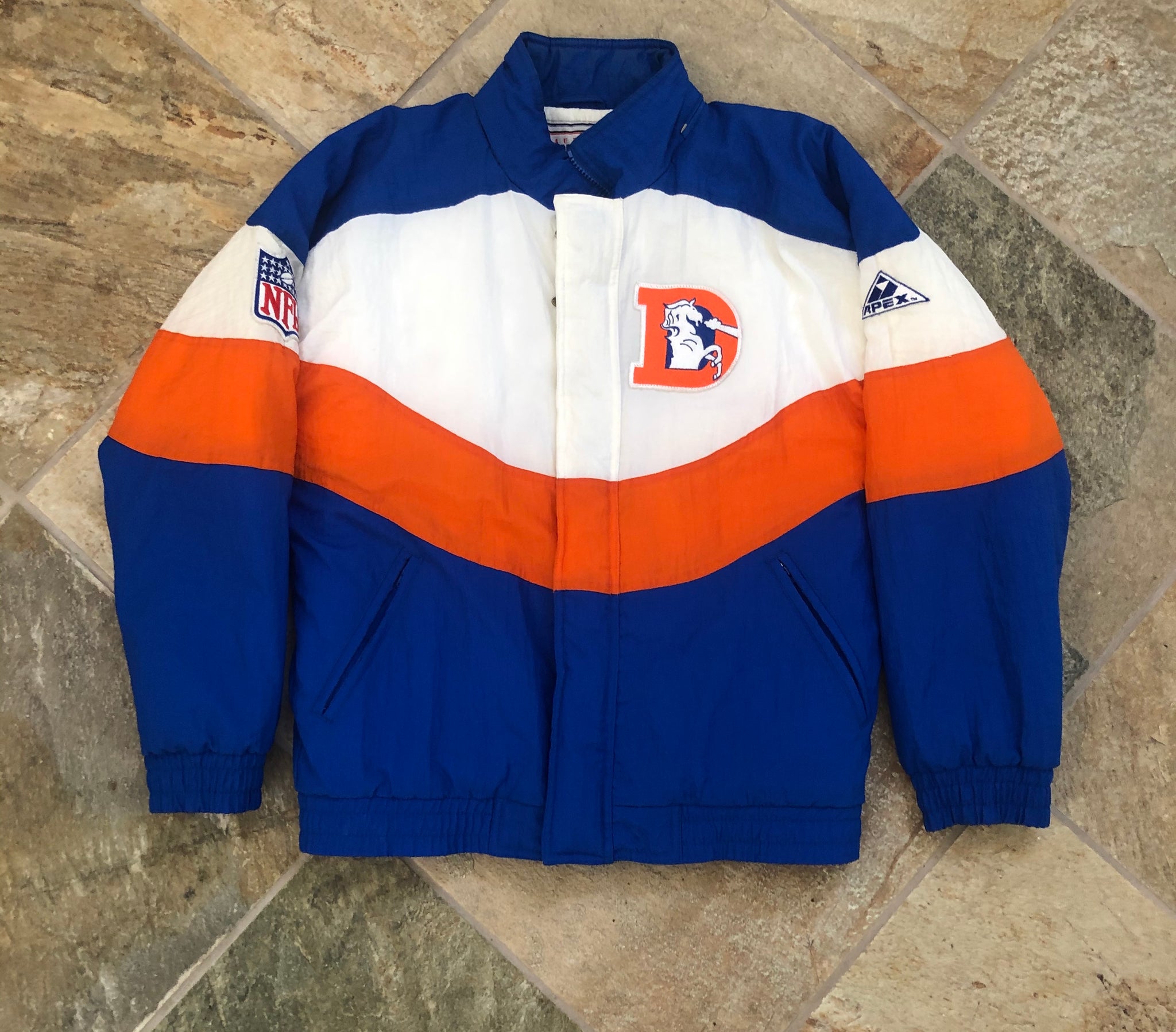 Vintage Denver Broncos Apex One Parka Football Jacket, Size Small ...