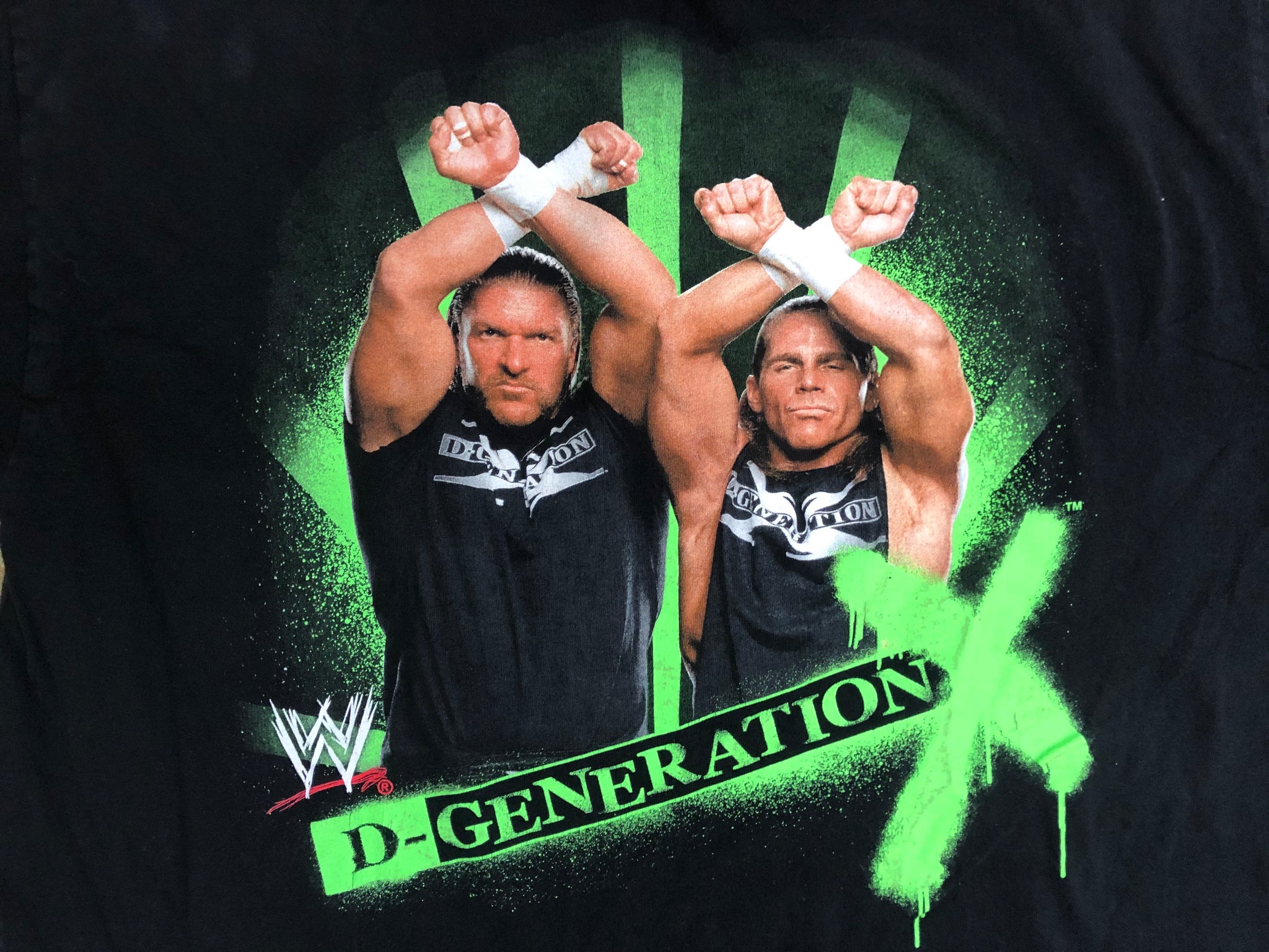 Landmand dash Mirakuløs Vintage D-Generation X Shawn Michaels WWE WWF Wrestling Tshirt, Size X –  Stuck In The 90s Sports