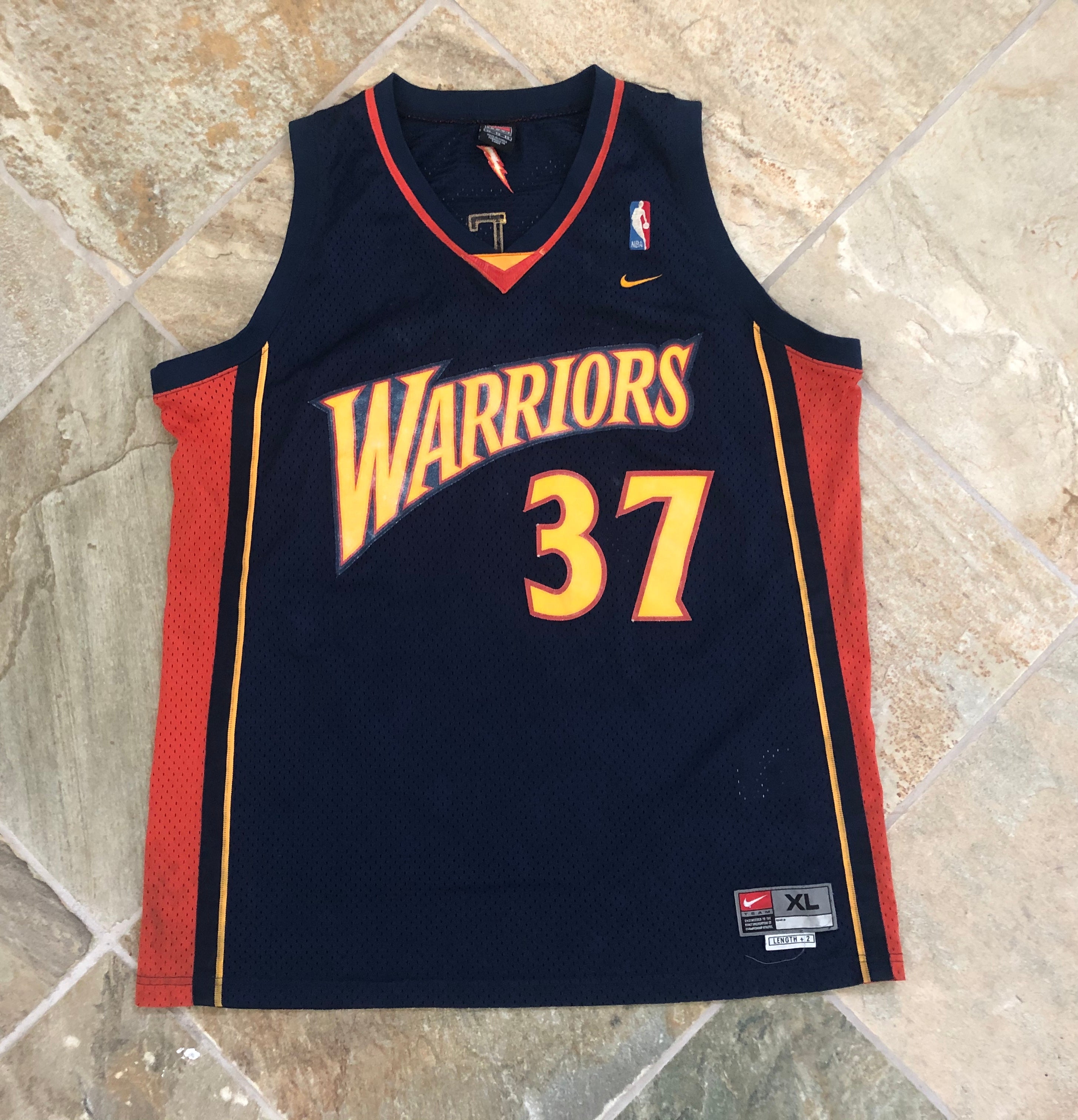 nick van exel warriors jersey