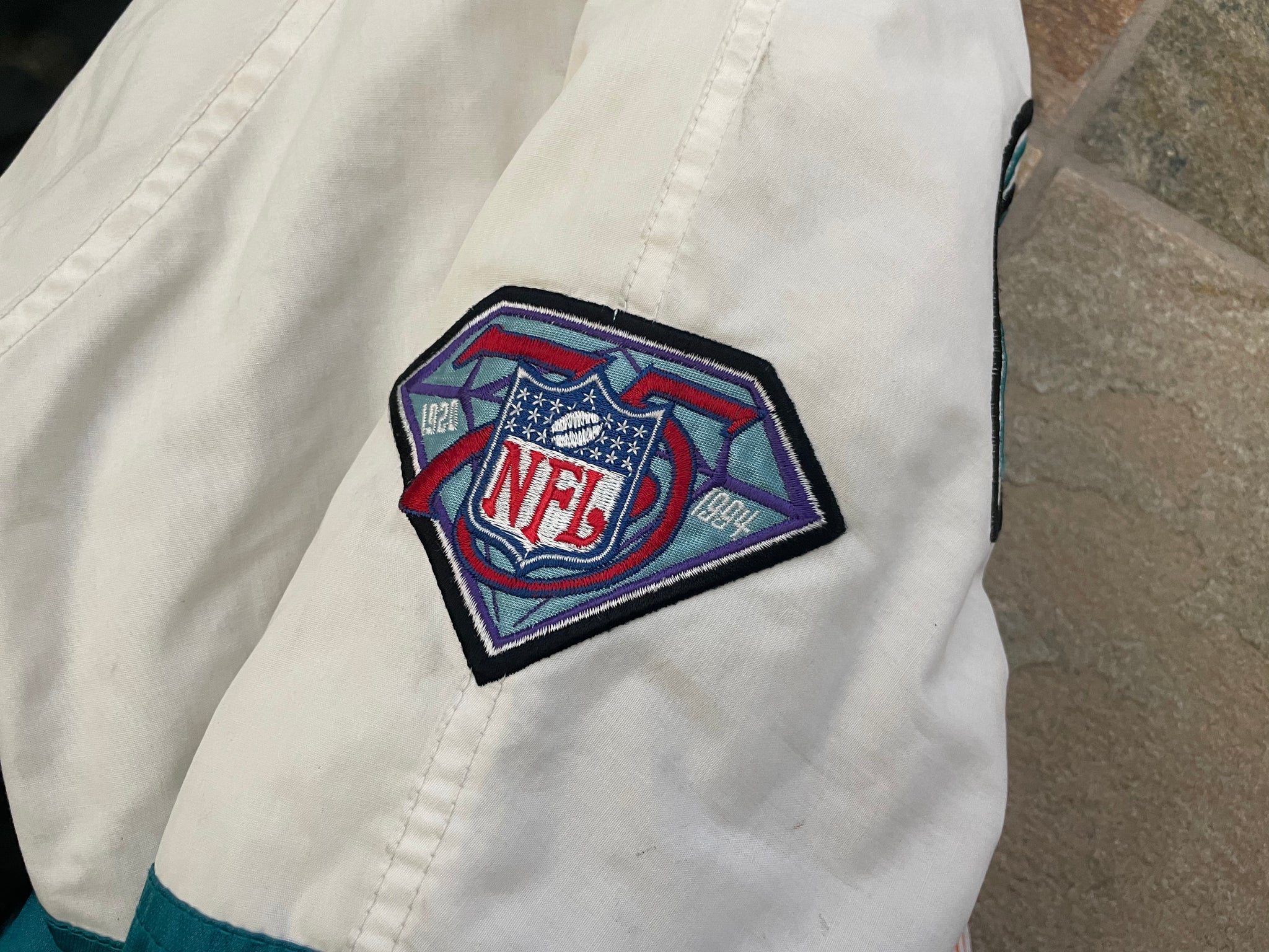 Vintage Miami Dolphins Pro Player Parka Football Jacket, Size