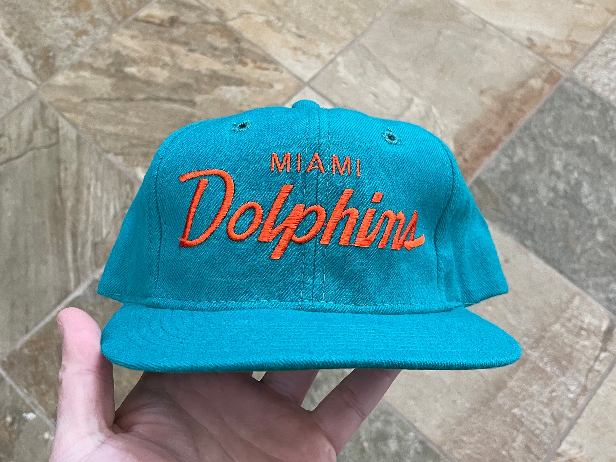 Vintage Miami Dolphins Sports Specialties Script Snapback Football