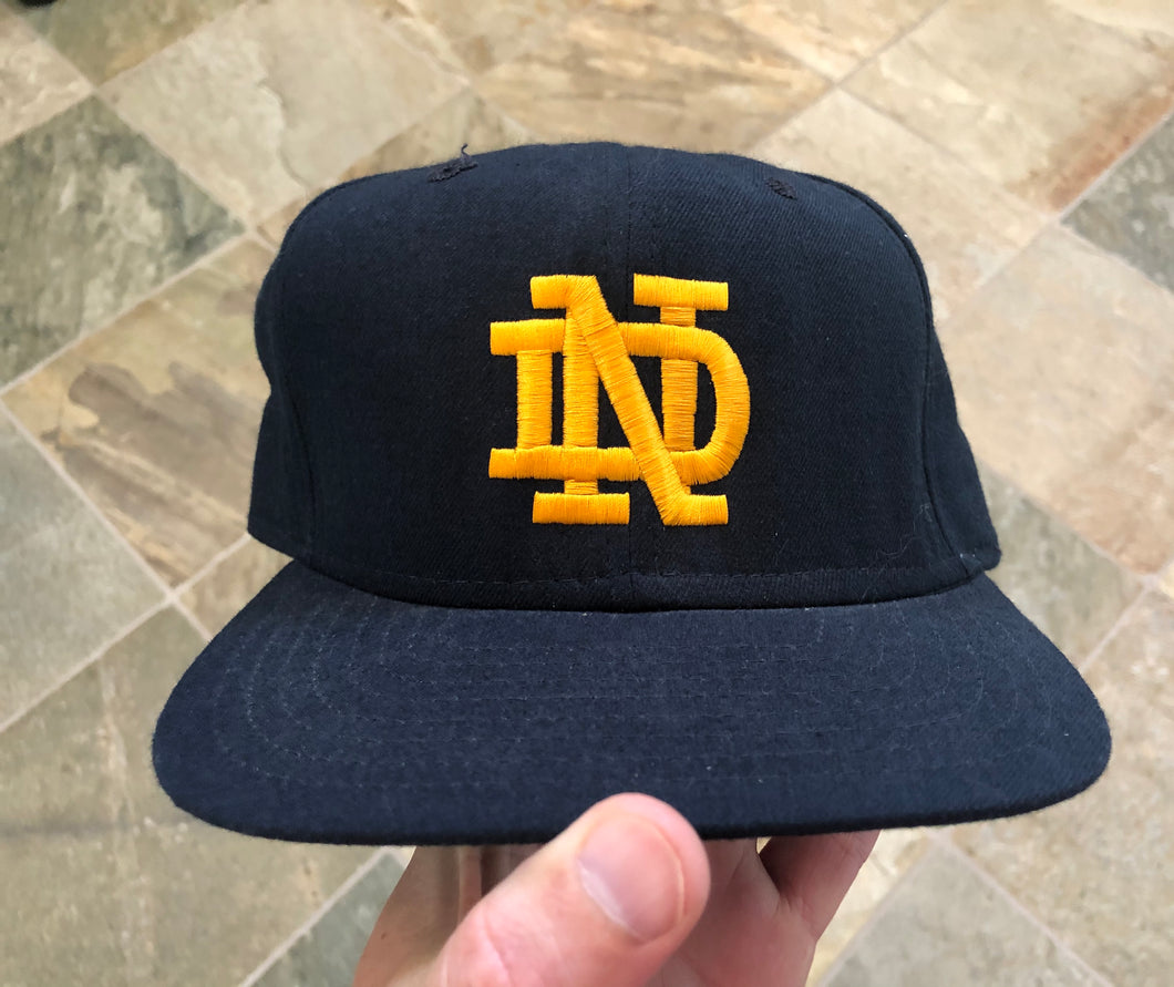 Vintage Notre Dame Fighting Irish New Era Snapback College Hat, Lou Holtz