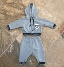 Load image into Gallery viewer, Vintage Oakland Raiders Infant Track Suit, Jumper, Youth Football Jersey, Size 18-24