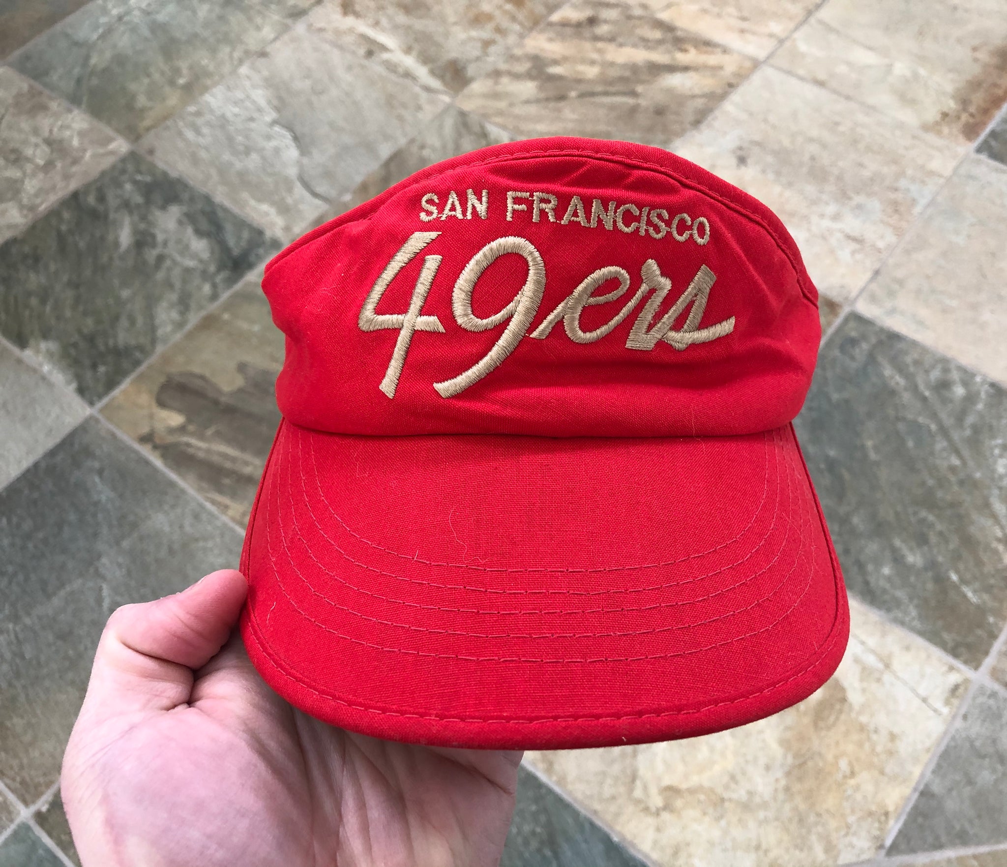 49ers visor hat