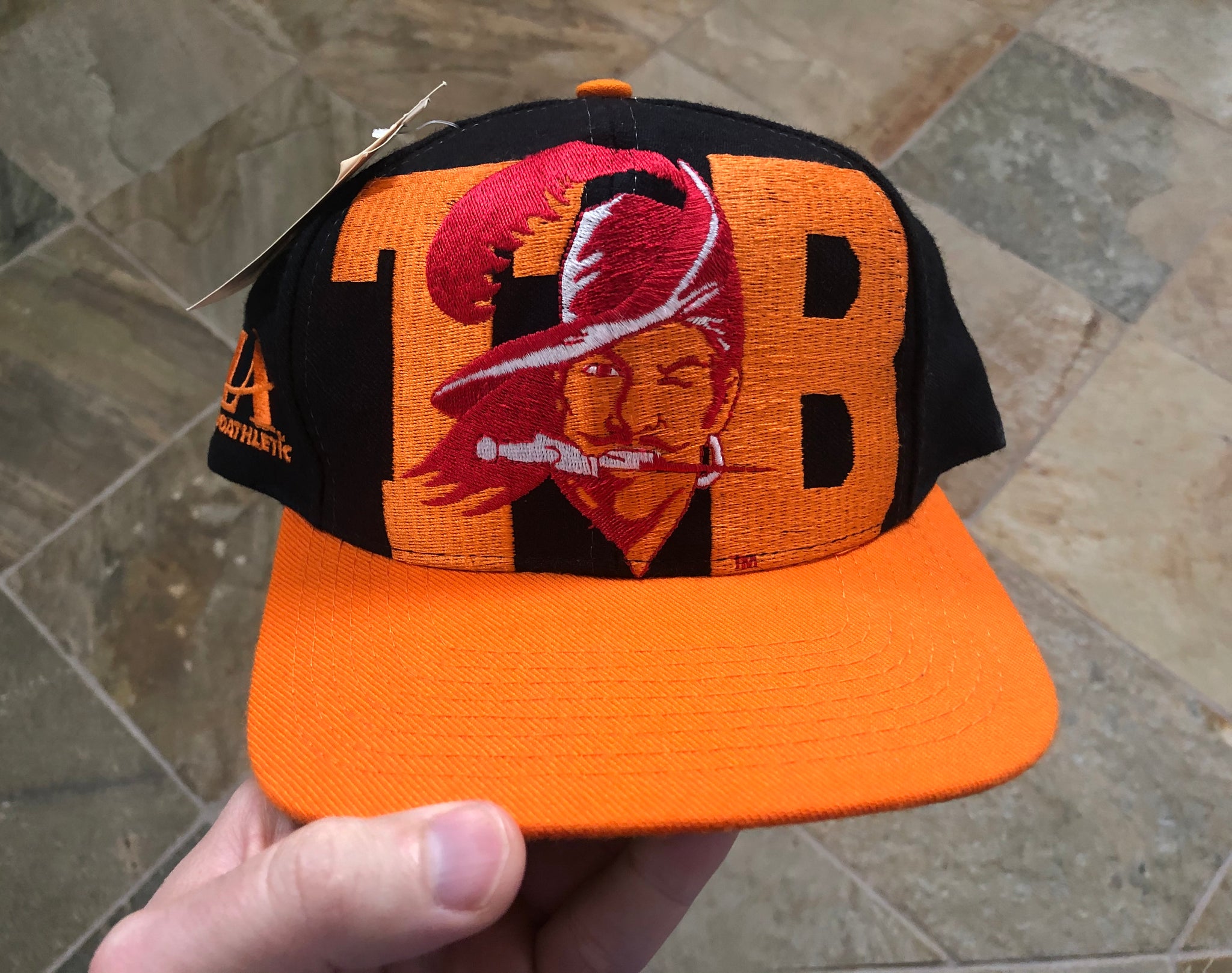 Vintage Tampa Bay Buccaneers Logo Athletic SnapBack Football Hat ...