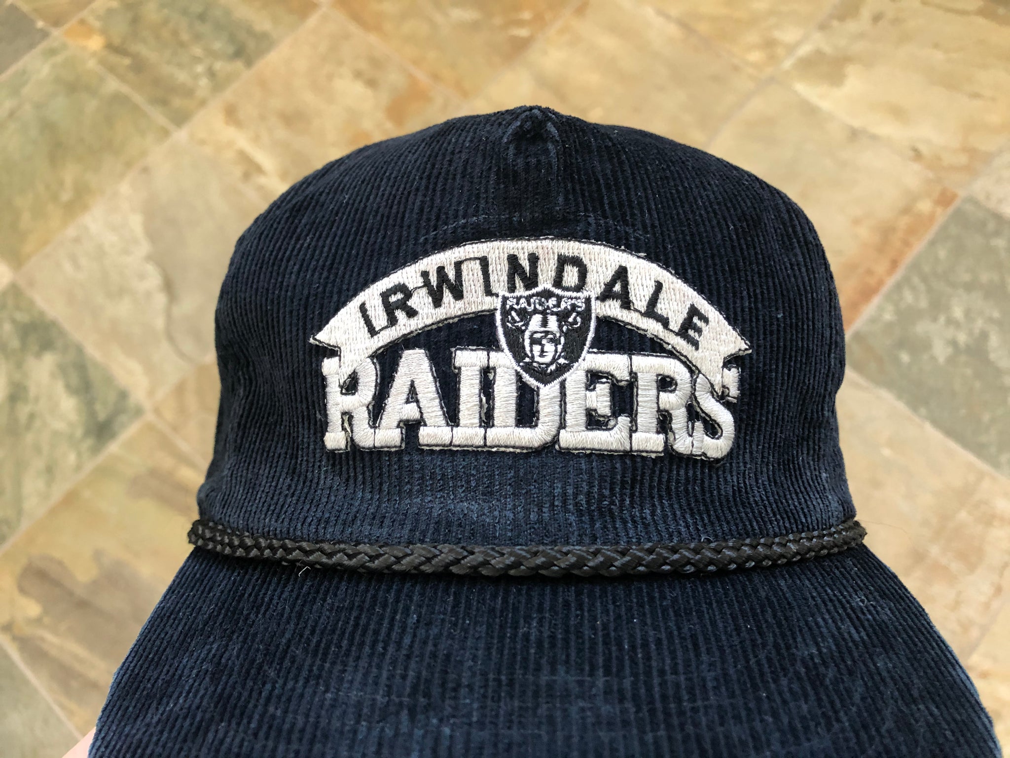 los angeles raiders corduroy hat