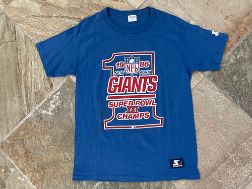 Vintage New York Giants NFL Football T Shirt T-shirt Super 