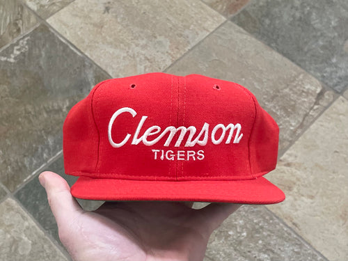 Vintage Clemson Tigers Script Snapback Hat -  Norway