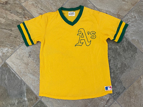 Vintage Oakland Athletics Sand Knit Baseball Jersey, Size Youth Large, –  Stuck In The 90s Sports