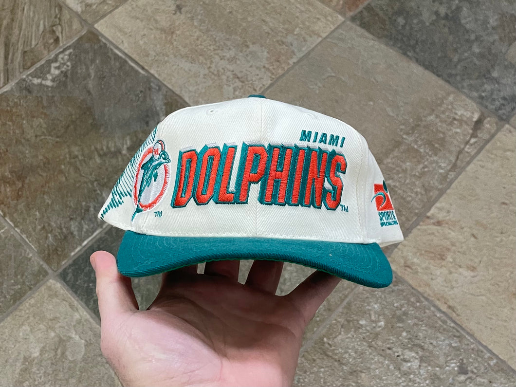 Vintage Miami Dolphins Sports Specialties Shadow Snapback Football