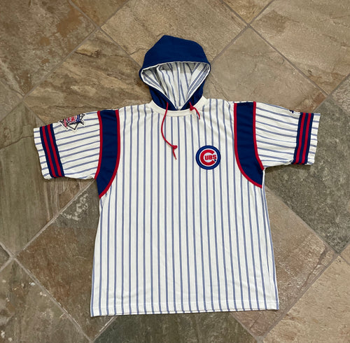 Vintage Chicago Cubs Baseball Jersey Rawlings Button Up Pinstripes