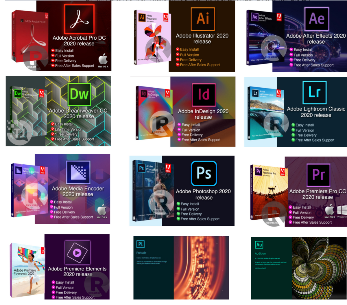 adobe master collection cc 2020 full version