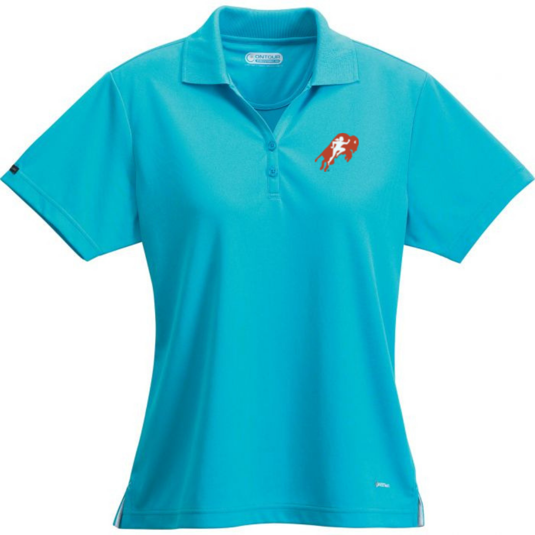 turquoise polo shirts for womens