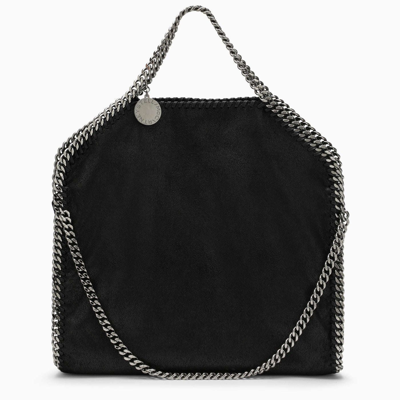 Stella Mccartney Stella Mc Cartney Black Falabella Fold Over Bag