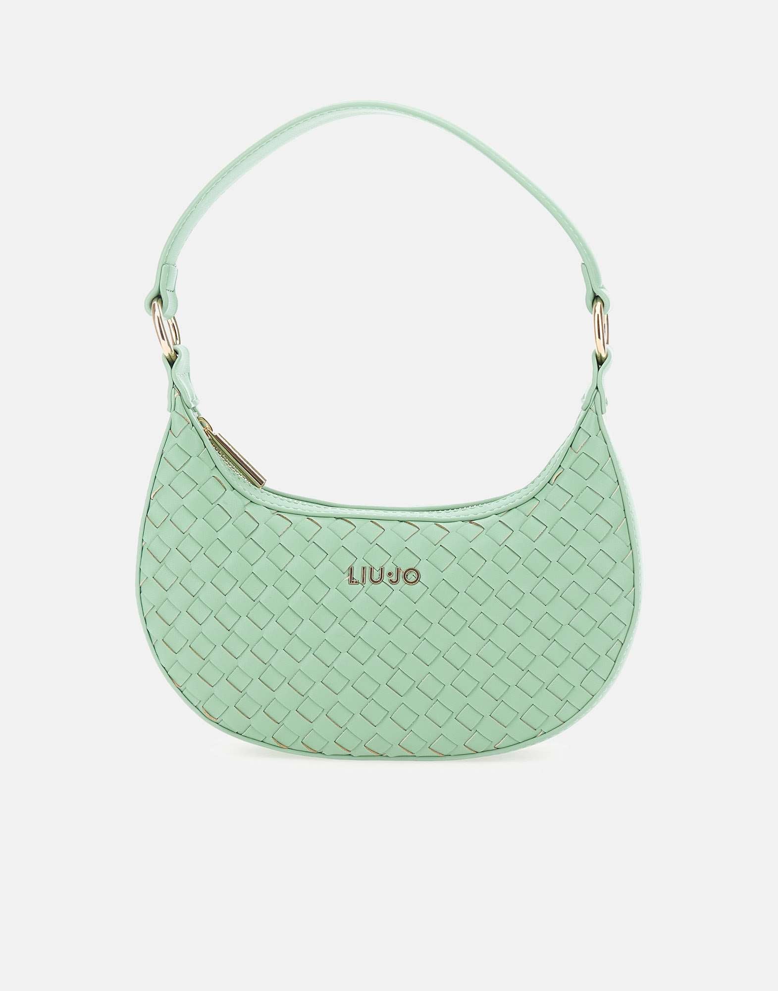 Liu •jo Liu Jo Woven Aqua Green Shoulder Bag