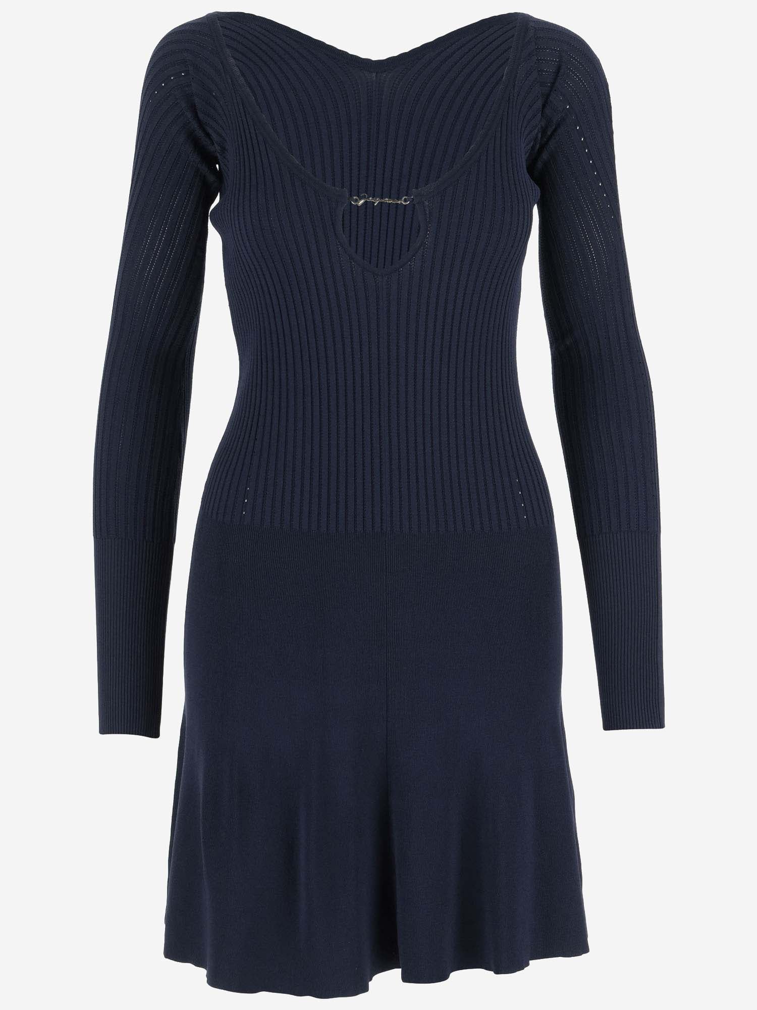 Jacquemus La Mini Robe Pralù In Blue