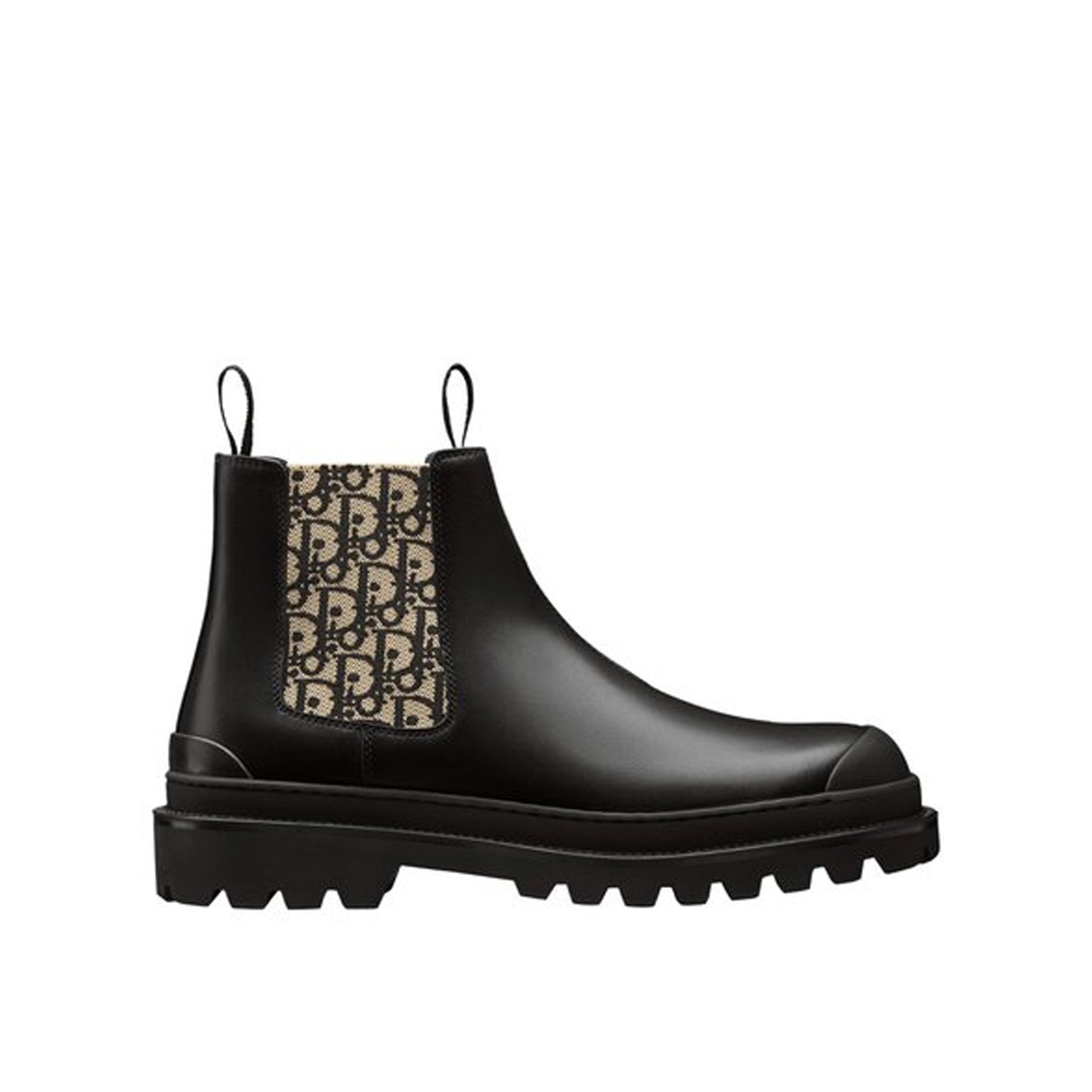 Dior Oblique Chelsea Boots In Black