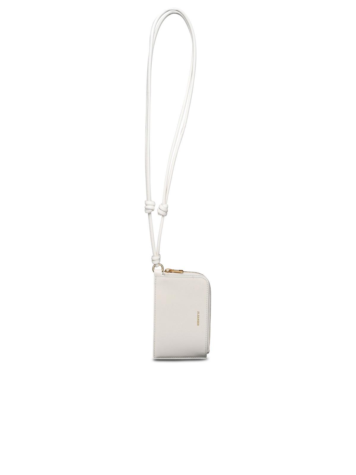 Jil Sander Ivory Lear Cardholder