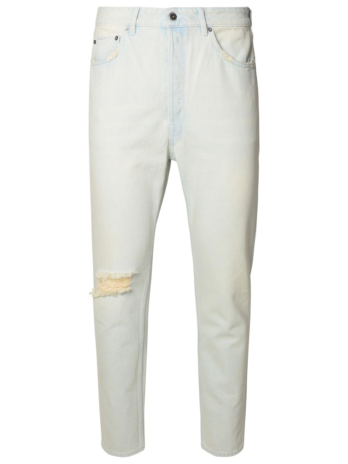 Golden Goose Light Blue Cotton Jeans