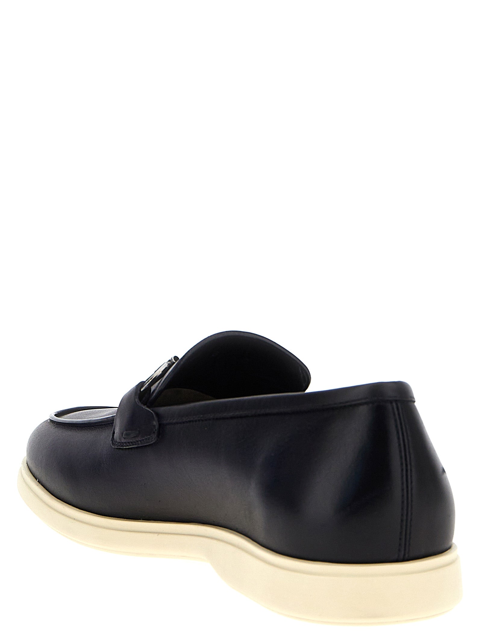 Ferragamo Dark Brown Cosimo Loafers
