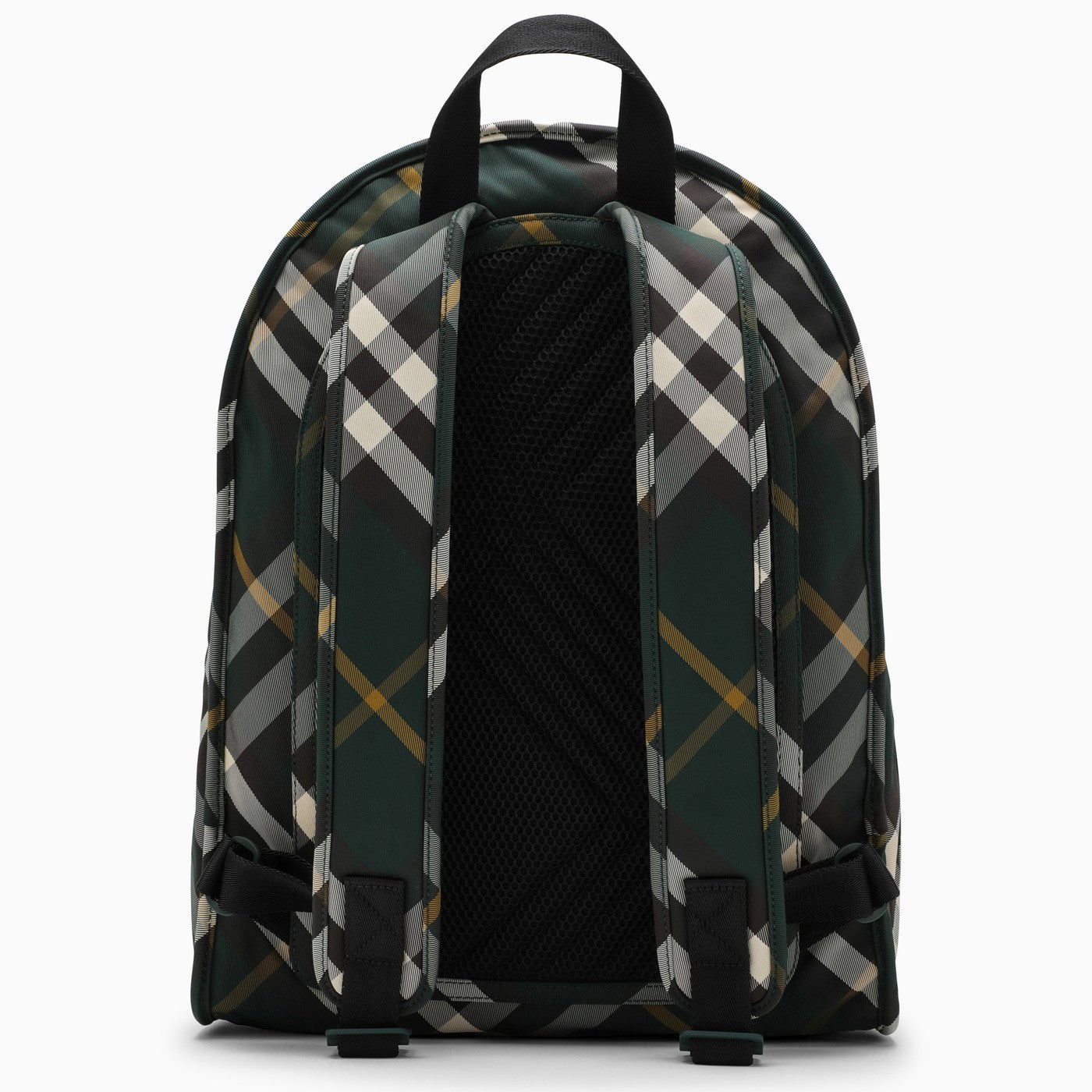 Shop Burberry Shield Check Pattern Nylon Backpack