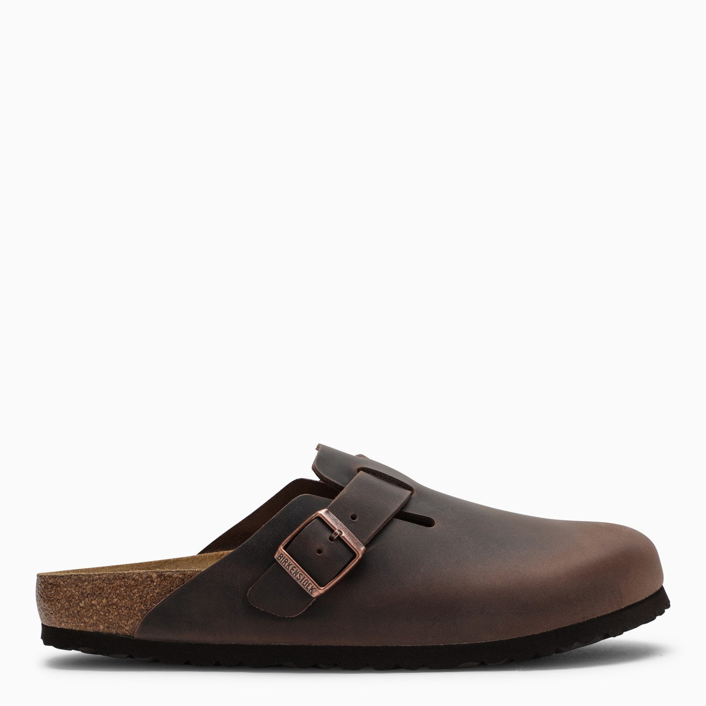 Birkenstock Boston Habana Slipper In Oiled Leather