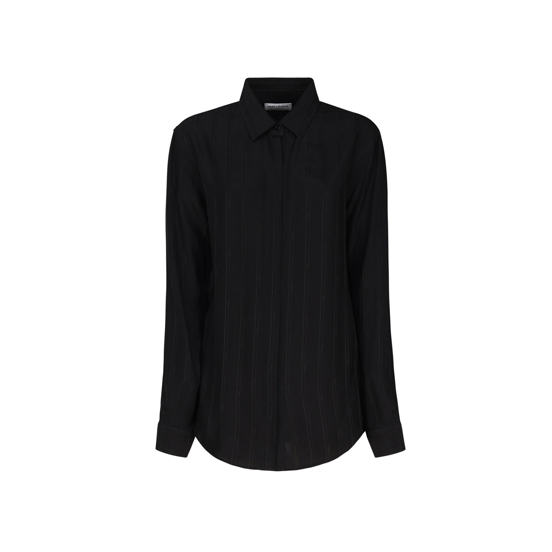 Saint Laurent Silk Logo Shirt