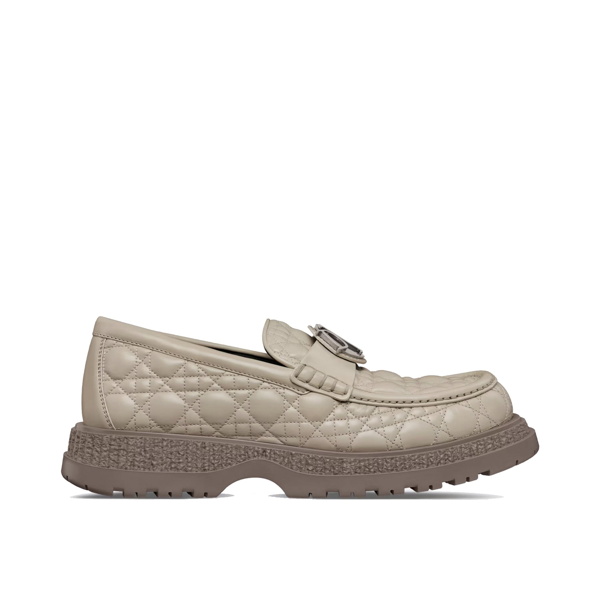 Dior Buffalo Moccasins In Gray