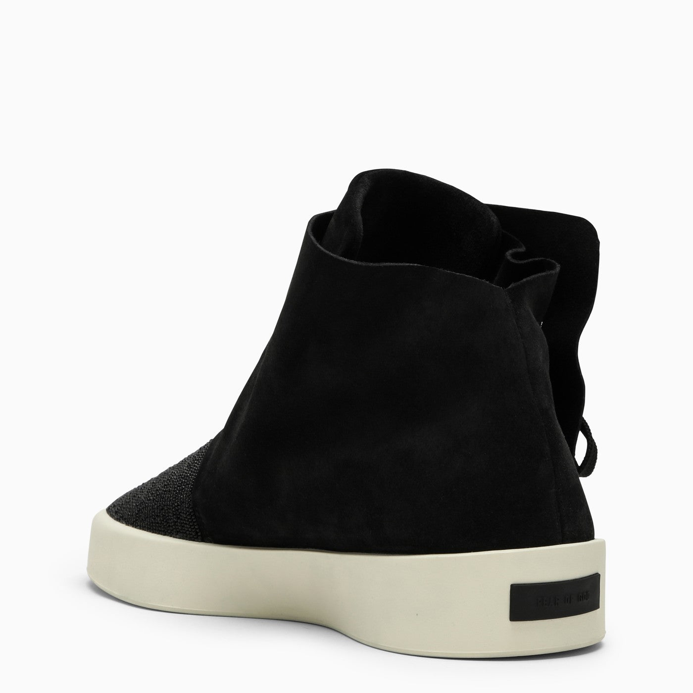 Shop Fear Of God Moc Hi Black Sneaker