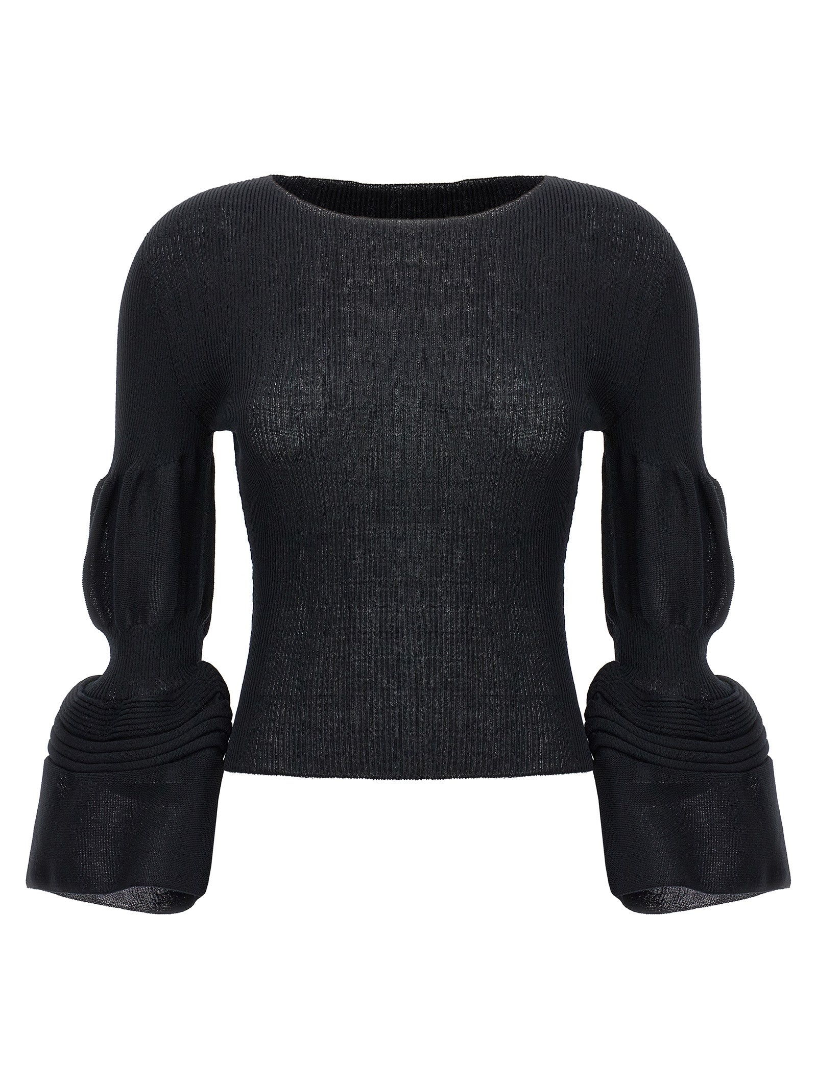 Issey Miyake Black Assemblage Branch Top In Black