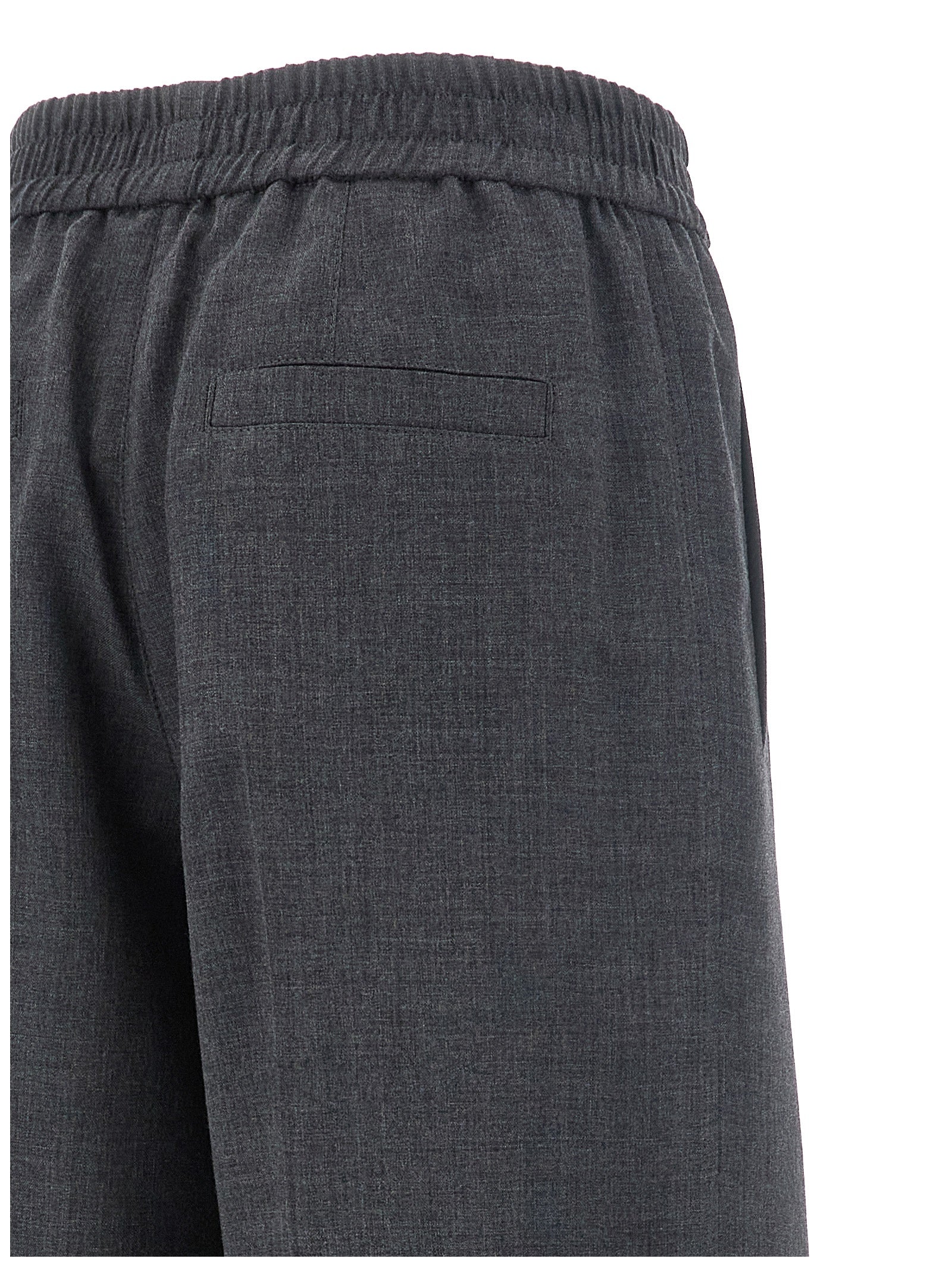 Shop Brunello Cucinelli Front Pleat Pants