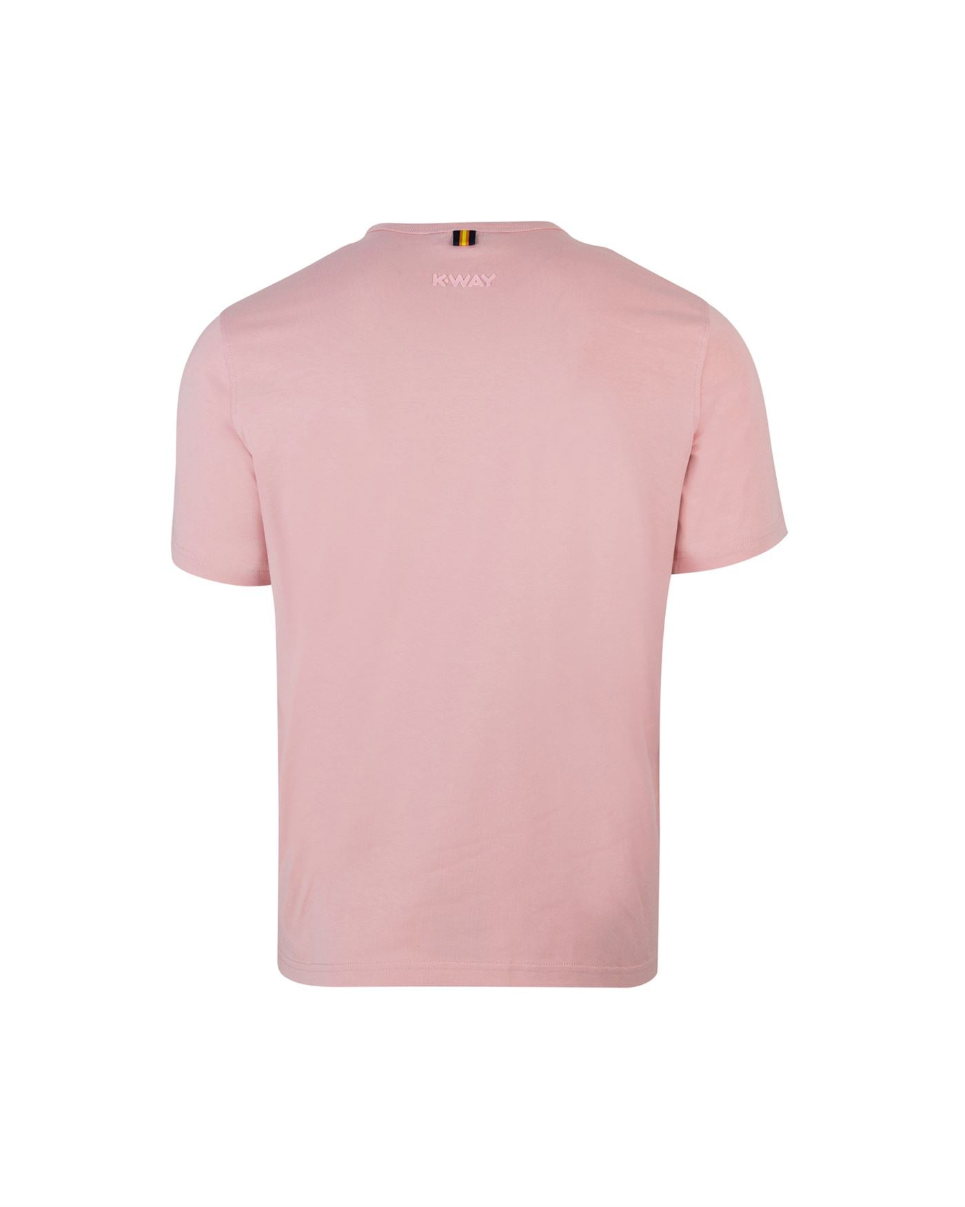 K-way T-shirt Adam Stretch Jersey Pink Powder