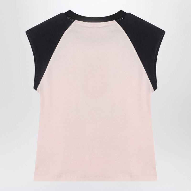 Ganni Basic Jersey Bunny Raglan T-shirt T-shirts Pink