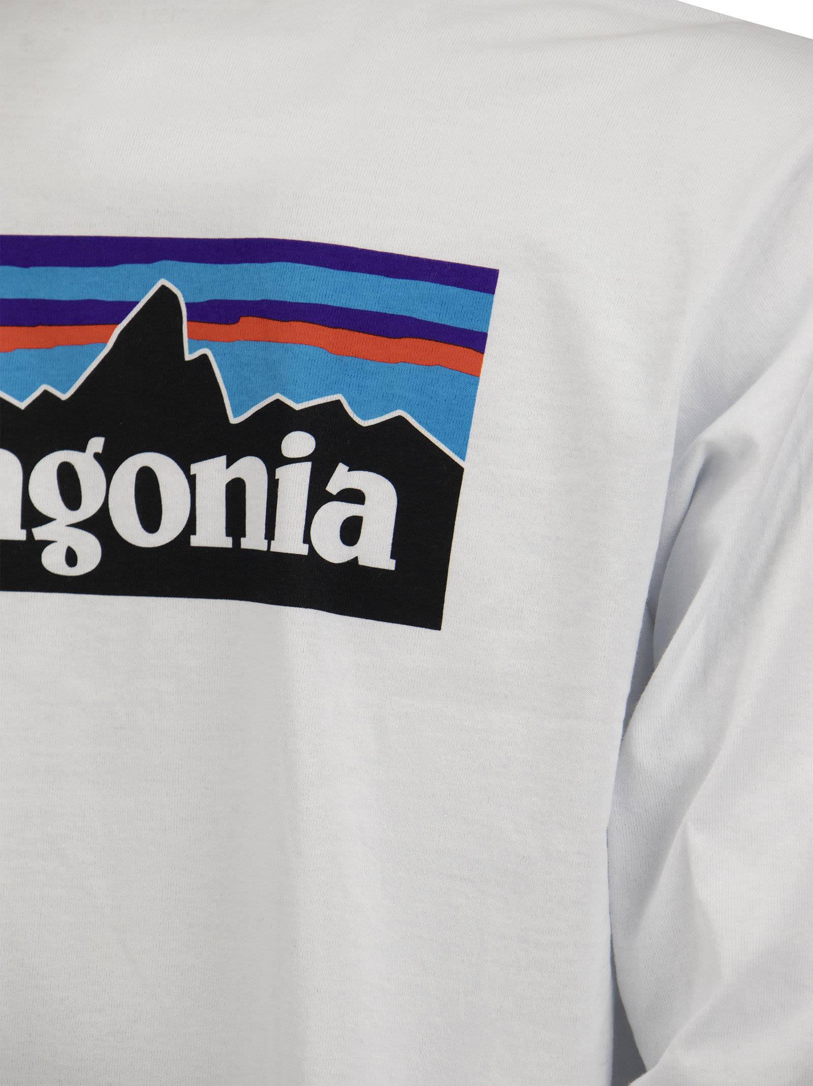 Shop Patagonia T Shirt With Logo Long Sleeves