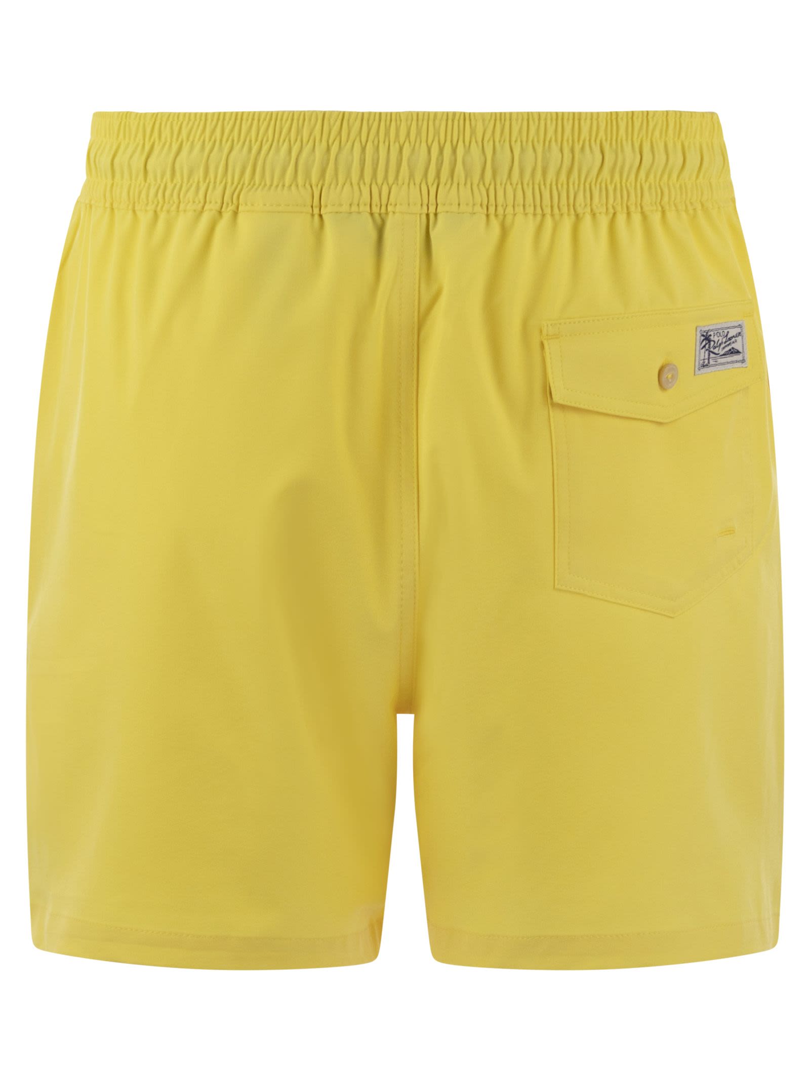 Polo Ralph Lauren Beach Boxers In Yellow