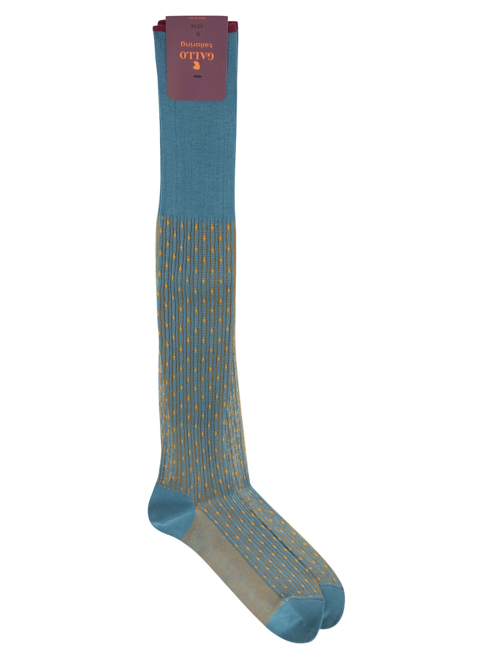 Shop Gallo Patterned Cotton Long Socks