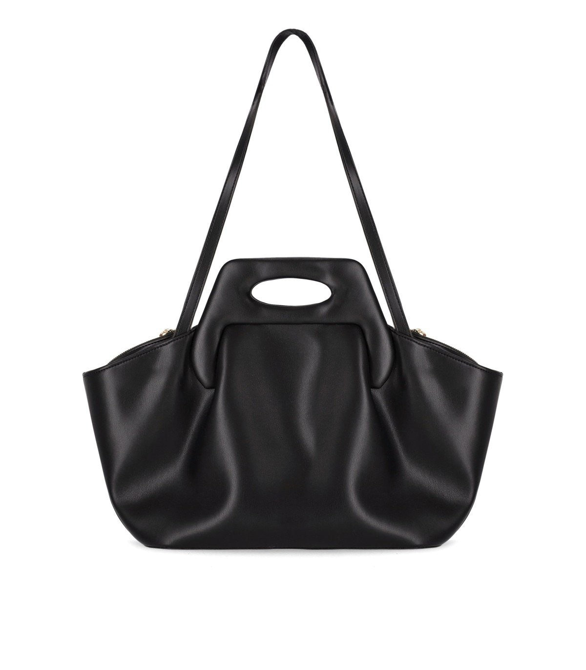 Shop Themoirè Dhea Vegan Black Shopping Bag