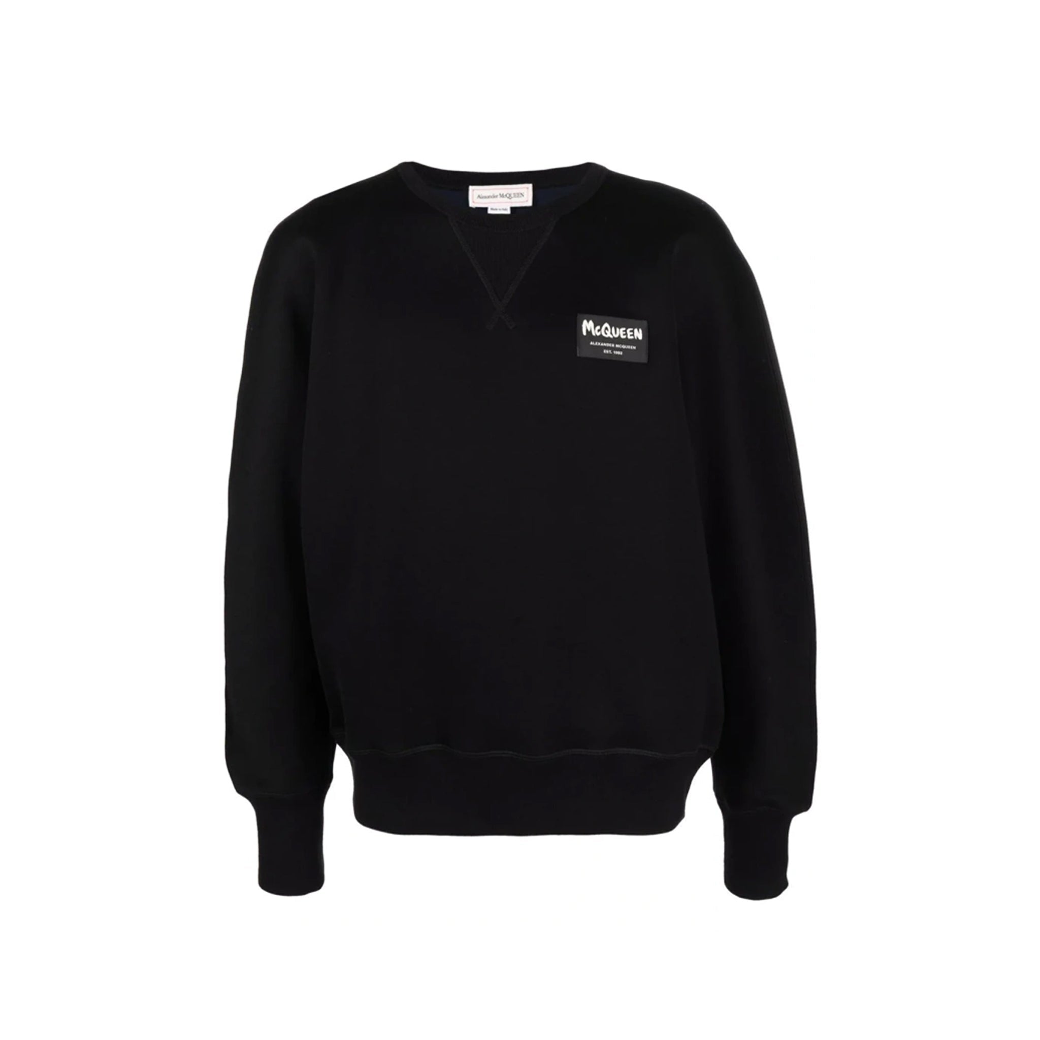 Shop Alexander Mcqueen Cotton Logo Sweatshirt