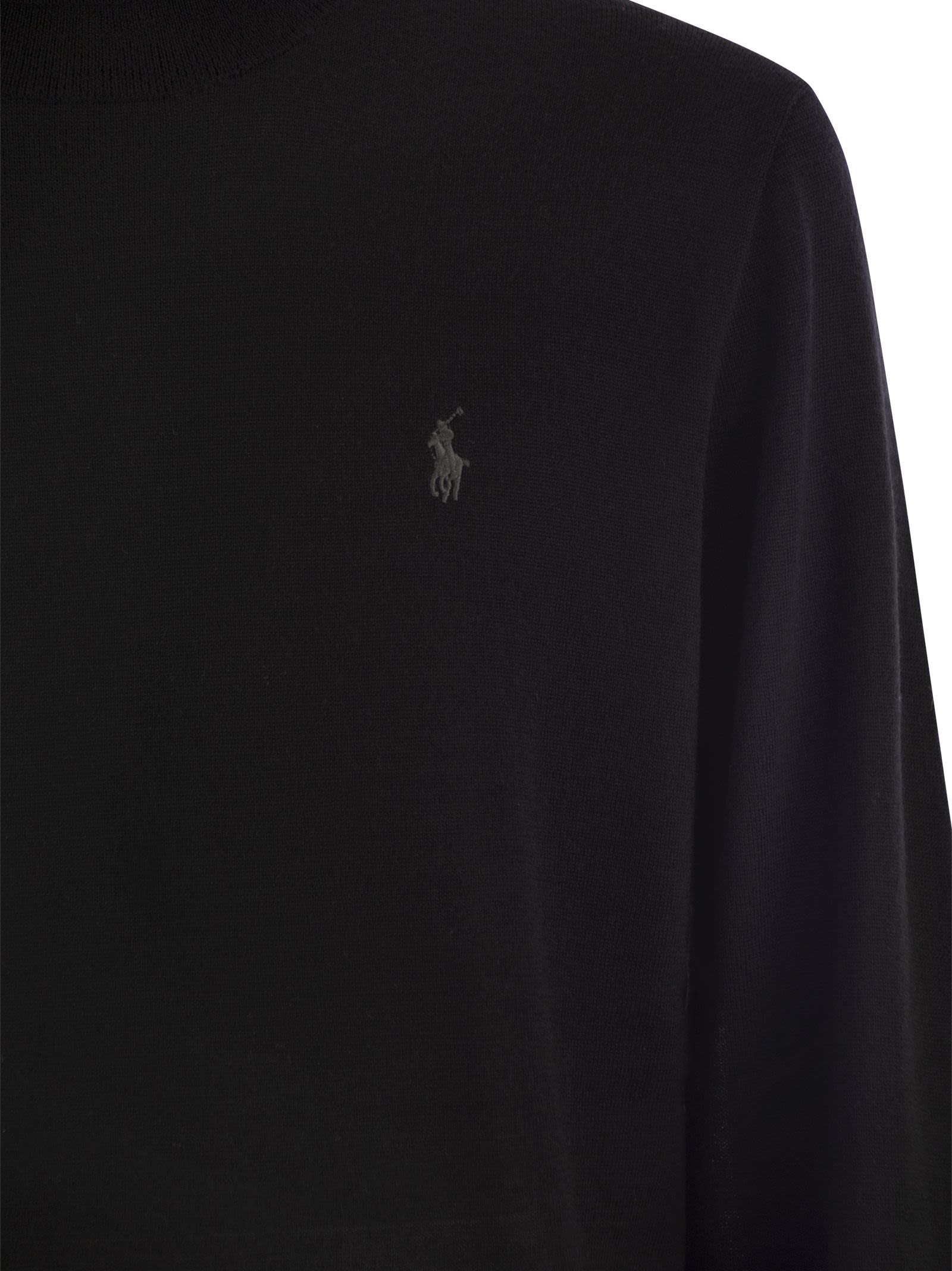 Shop Polo Ralph Lauren Wool Turtleneck Sweater