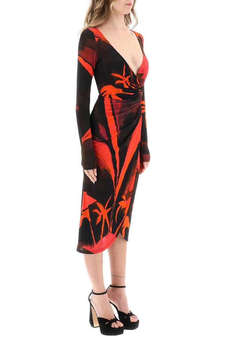 Louisa Ballou 'Summer Solstice' Jersey Midi Dress | Balardi