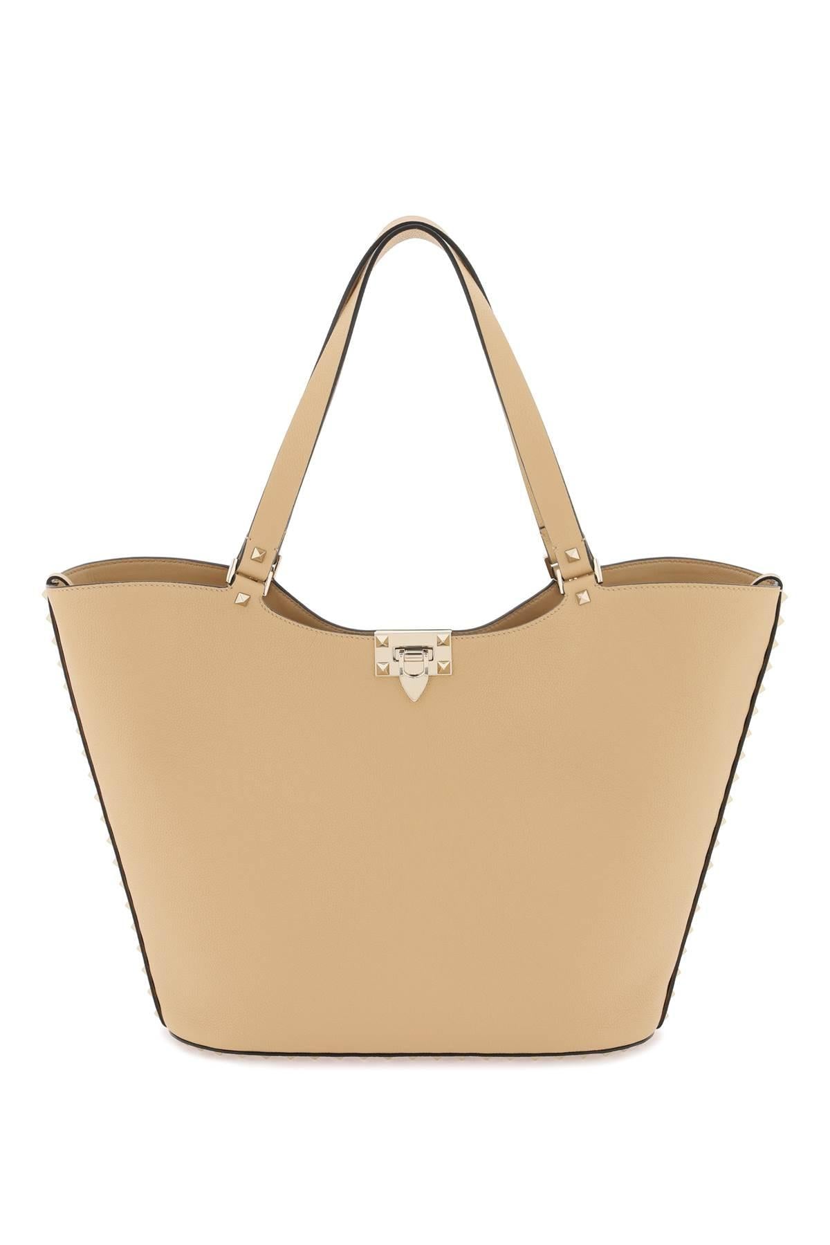 Shop Valentino Garavani Rockstud Tote Bag