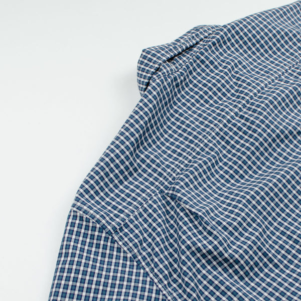 Arpenteur - Eté Short-sleeve Pullover Shirt - Blue / Green Check – BEAUBIEN
