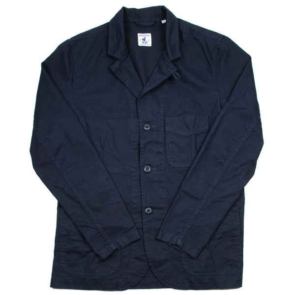 Arpenteur - Villefranche Jacket - Navy Cotton Herringbone